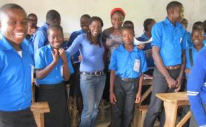 The whole school sang 'Happy Birthday'