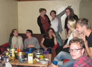 English and German volunteers