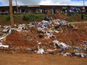 Garbage waiting for the council to collect