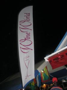 Wine World banner - part of the Food, Wine and Rum festival at Oistens