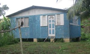 House built on stilts